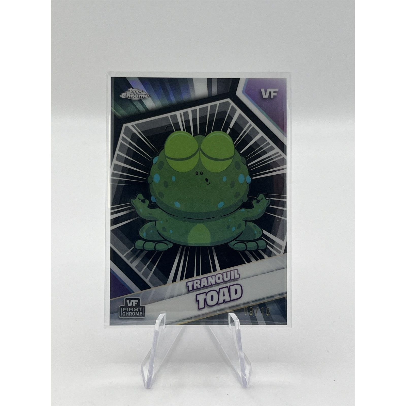 2026 Topps Chrome VeeFriends Tranquil Toad #179 True Black Refractor /10