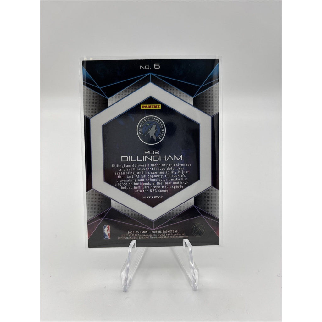2024-25 Panini Mosaic - Full Capacity Rob Dillingham #6 (RC)