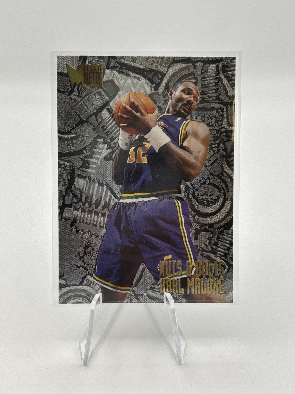 1995-96 Fleer Metal - Nuts & Bolts Karl Malone #214