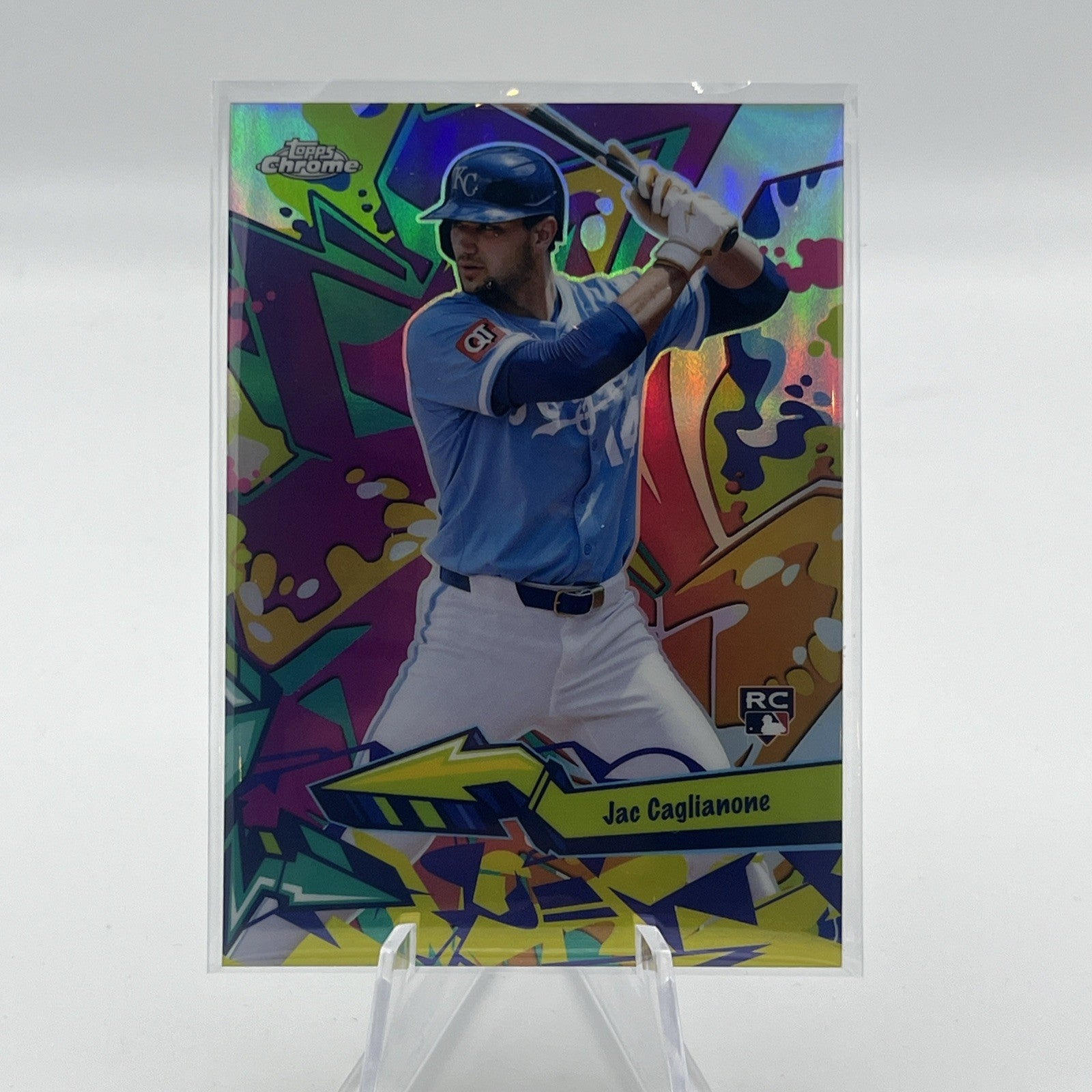 2026 Topps Chrome Baseball Jac Caglianone RC Wild Style #WST-22 Royals