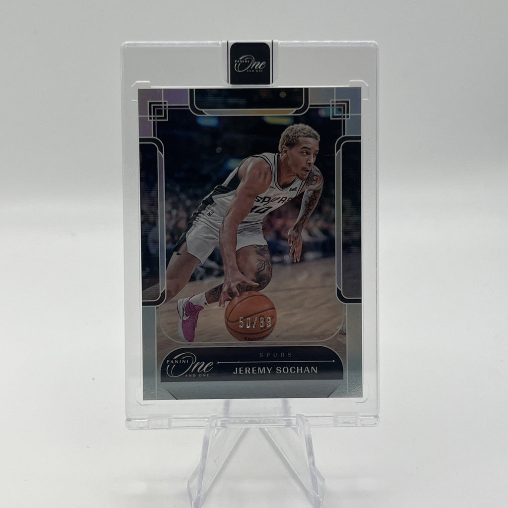 2023-24 Panini One And One Jeremy Sochan Silver #/99