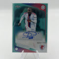 2025-26 TOPPS CHROME UEFA WOMEN'S -  AQUA REFRACTOR AUTO MELCHIE DUMORNAY #/199