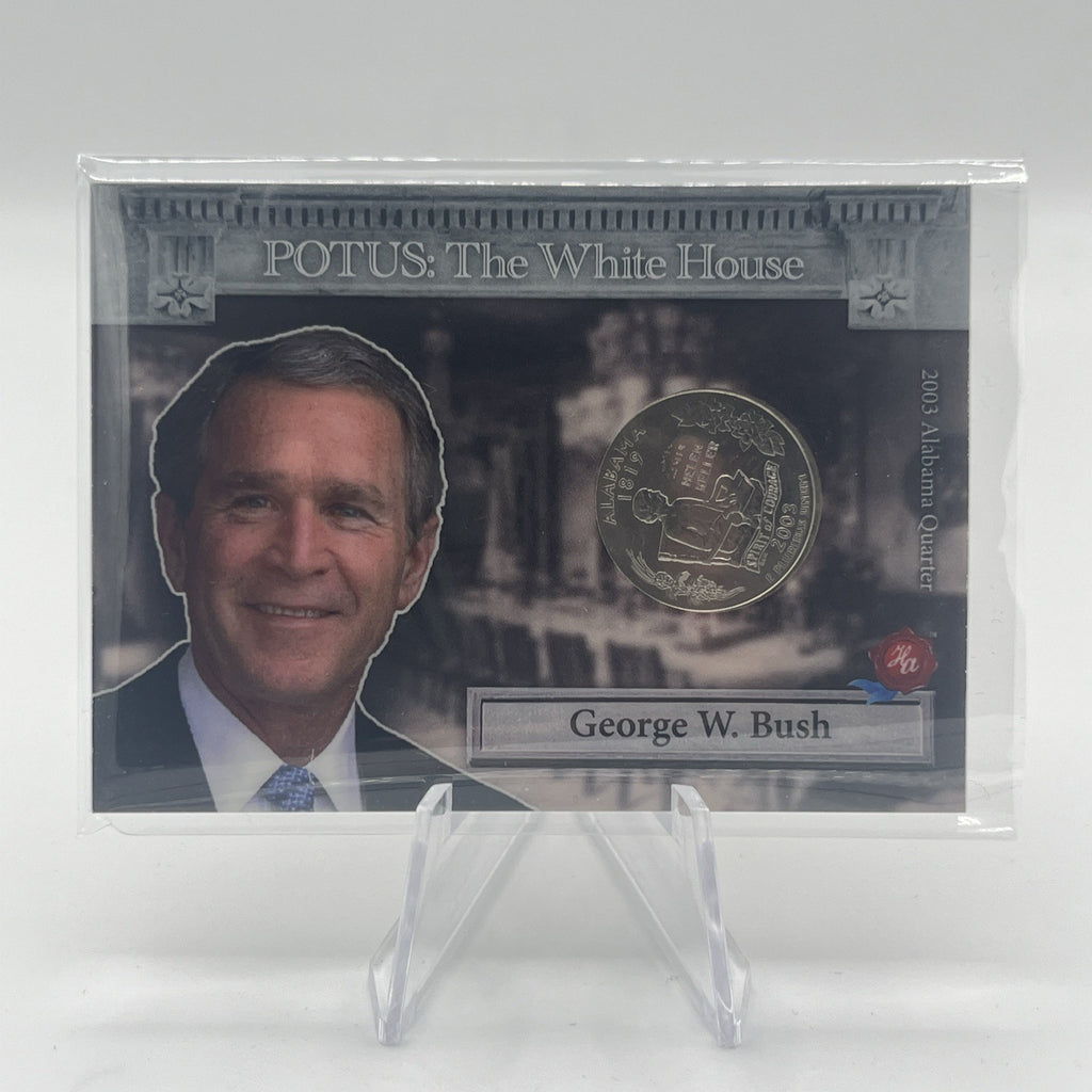 2025 Historic Autographs POTUS: The White House George W. Bush 2004 Alabama QTR