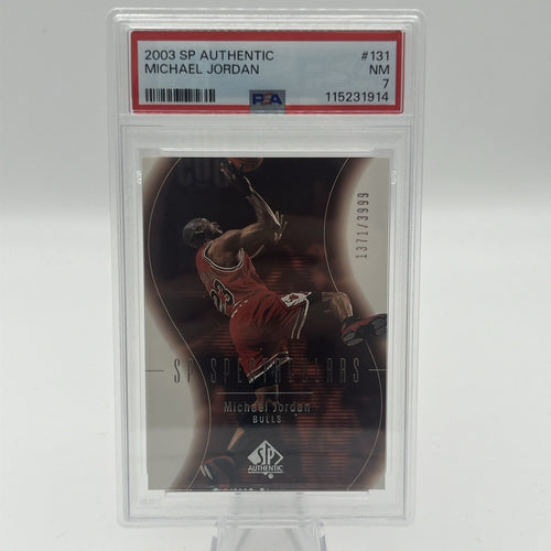 2003 SP Authentic - Michael Jordan SPECTACULARS #/3999 PSA 7