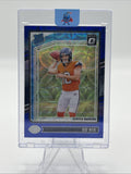 2024 Panini Donruss - Rated Rookie Bo Nix #369 Optic Preview Blue Scope Prizm