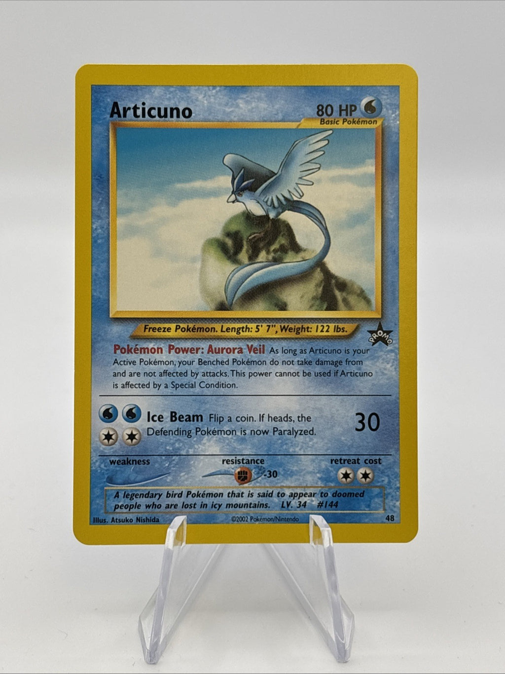 Pokémon TCG Articuno 48/53 Wotc Promo Holo EN 2002 NM