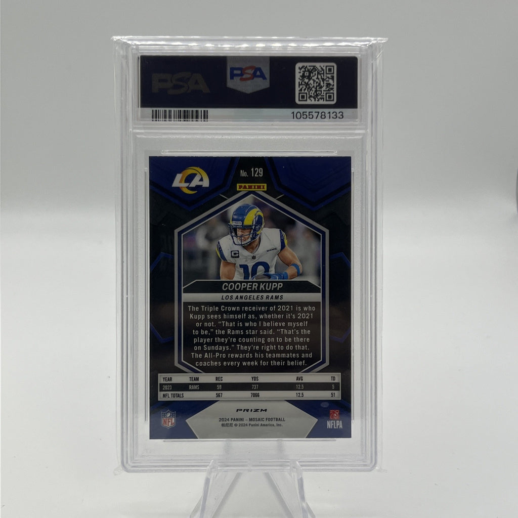 2024 Panini Mosaic Cooper Kupp Honeycomb (SSP) PSA 10