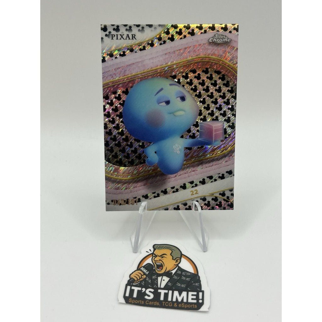 2025 Topps Chrome Disney 22 Mickey Mouse Black and White Shimmer /101