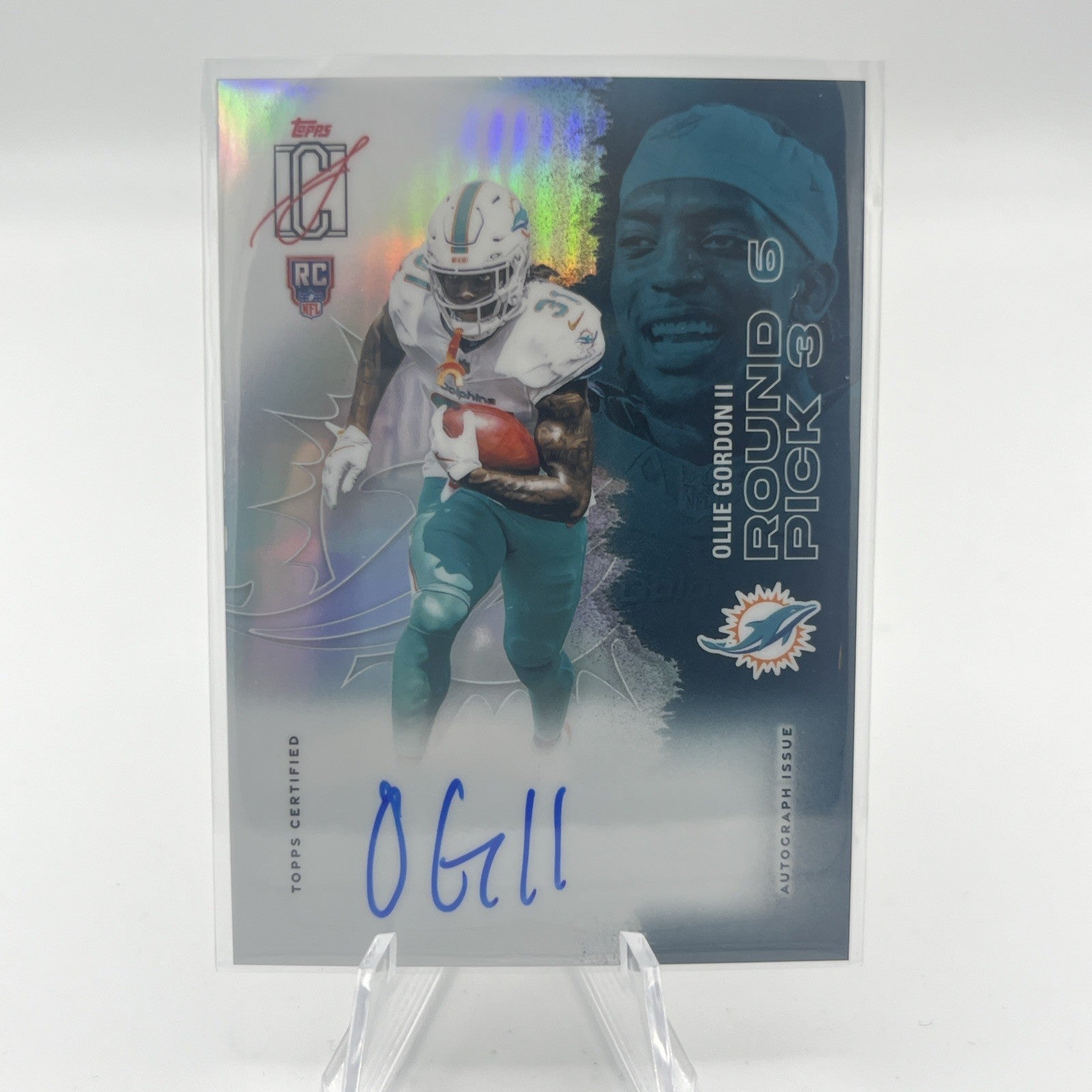 2025 Topps Signature Class Ollie Gordon Chrome Autographs Dolphins