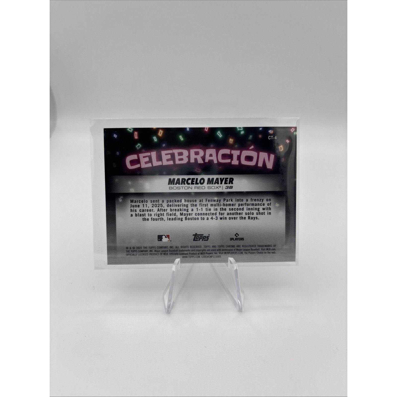 2025 Topps Chrome Update Series - Celebración Marcelo Mayer ‼️CASE HIT‼️