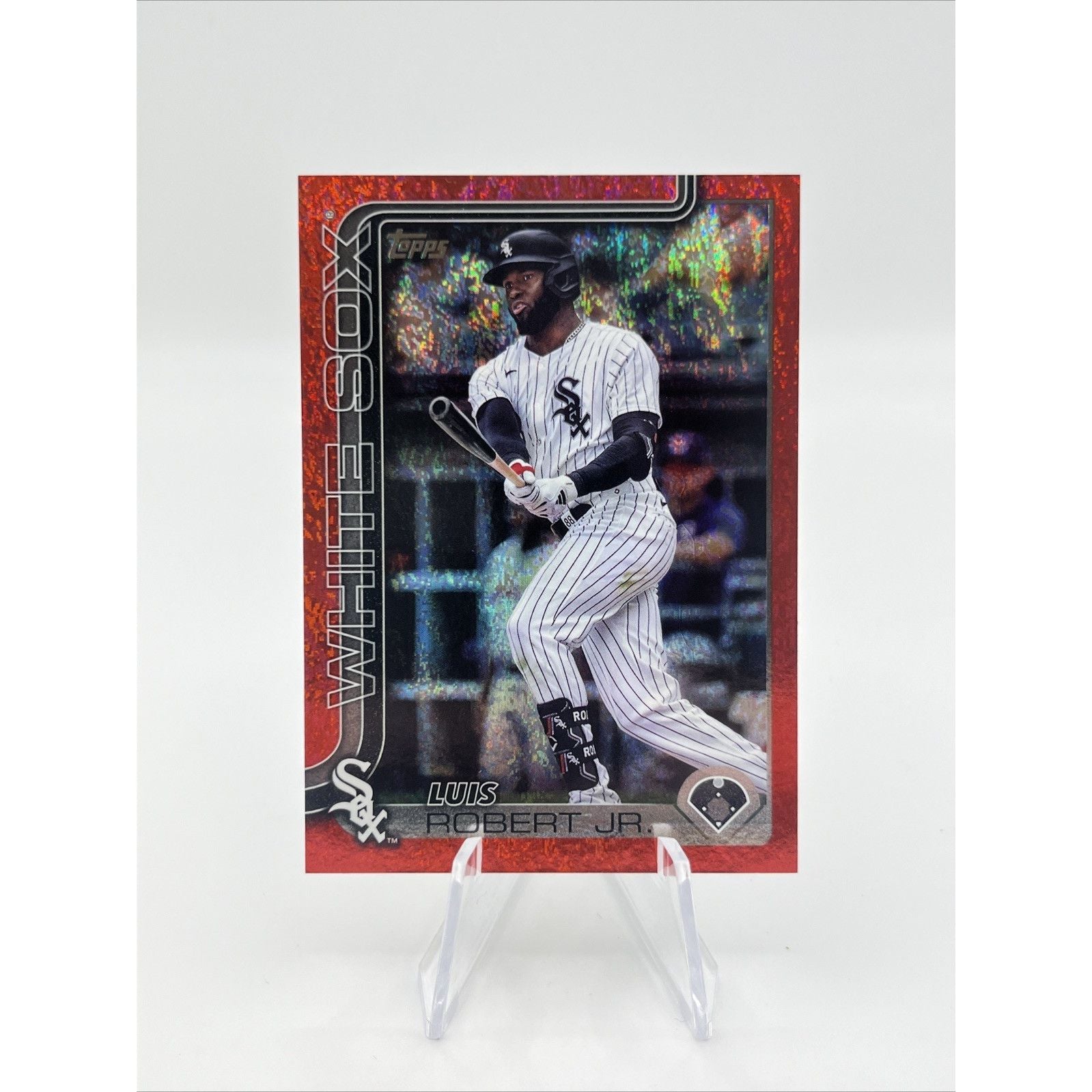 2025 Topps Series 1 Celebration Luis Robert Jr. #189 Red Foil #/5