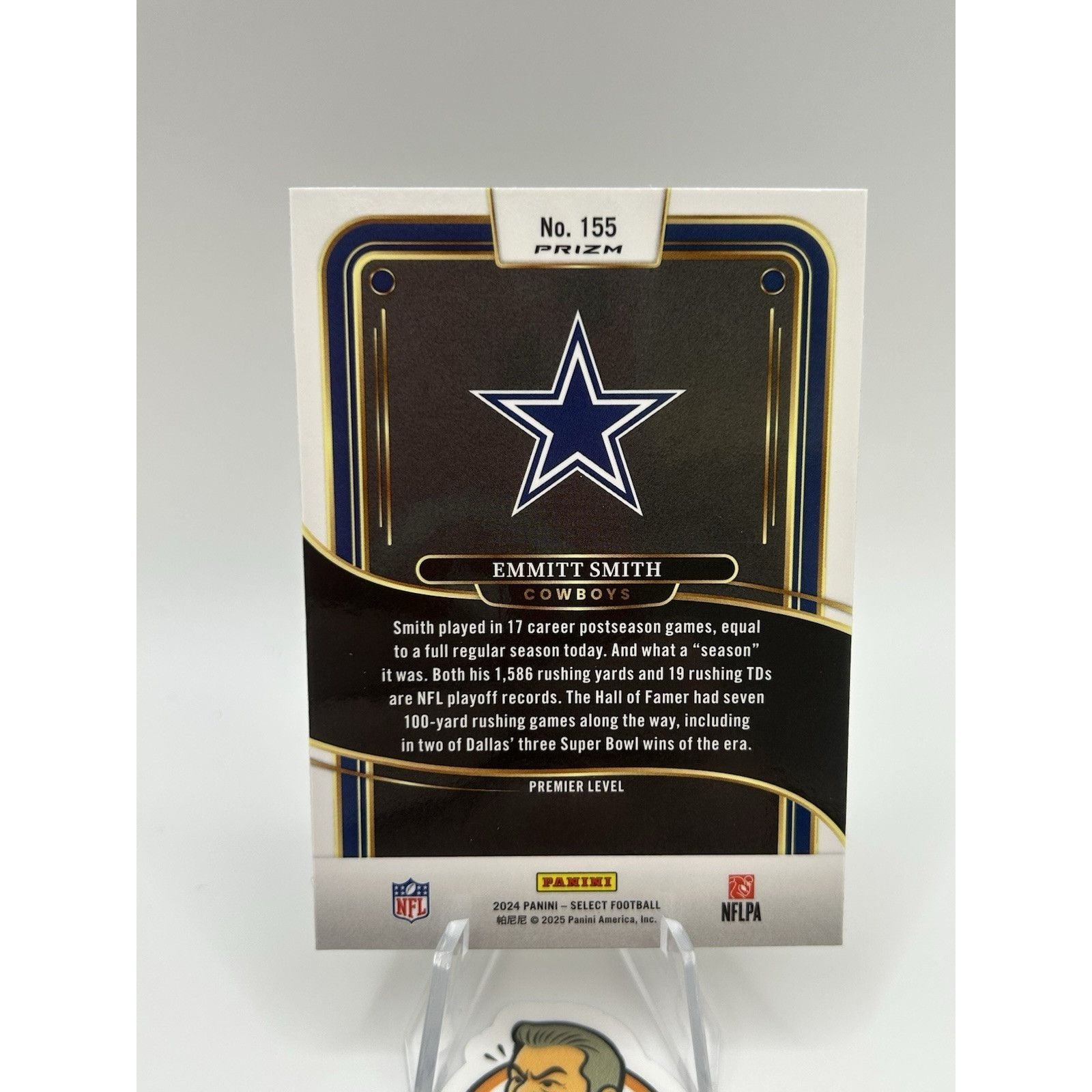 2024 Panini Prizm Emmitt Smith Zebra Shock Cowboys SSP Case Hit