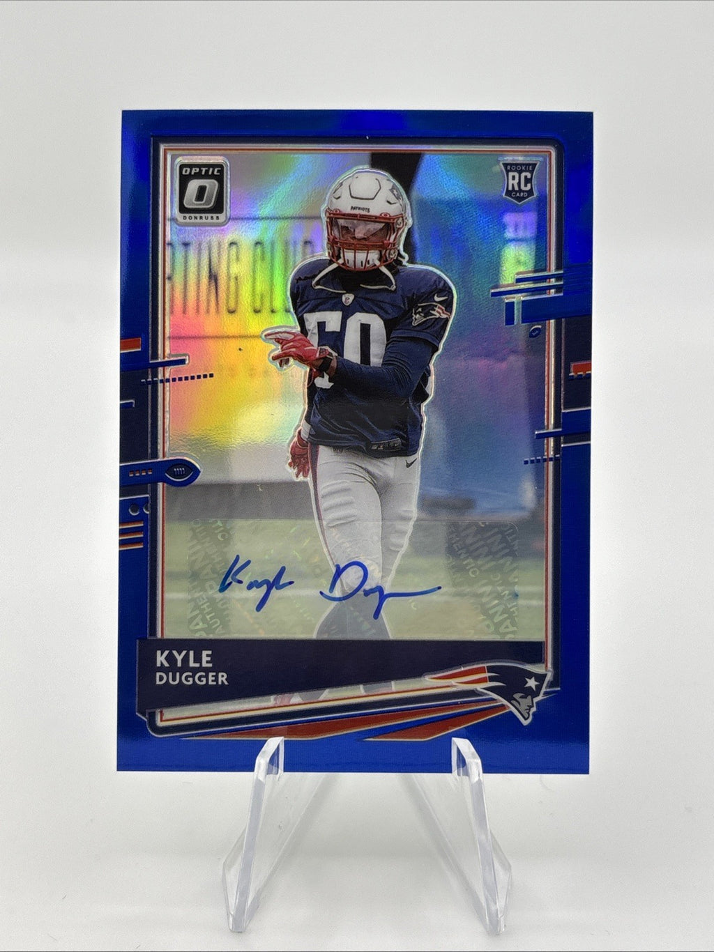 2020 Panini Donruss Optic - Kyle Dugger Blue Auto /60 (RC)
