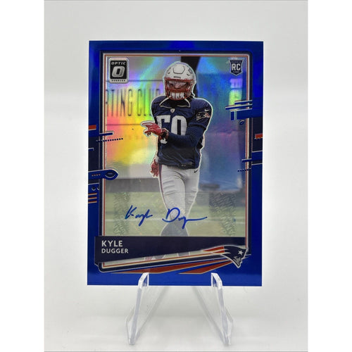 2020 Panini Donruss Optic - Kyle Dugger Blue Auto /60 (RC)