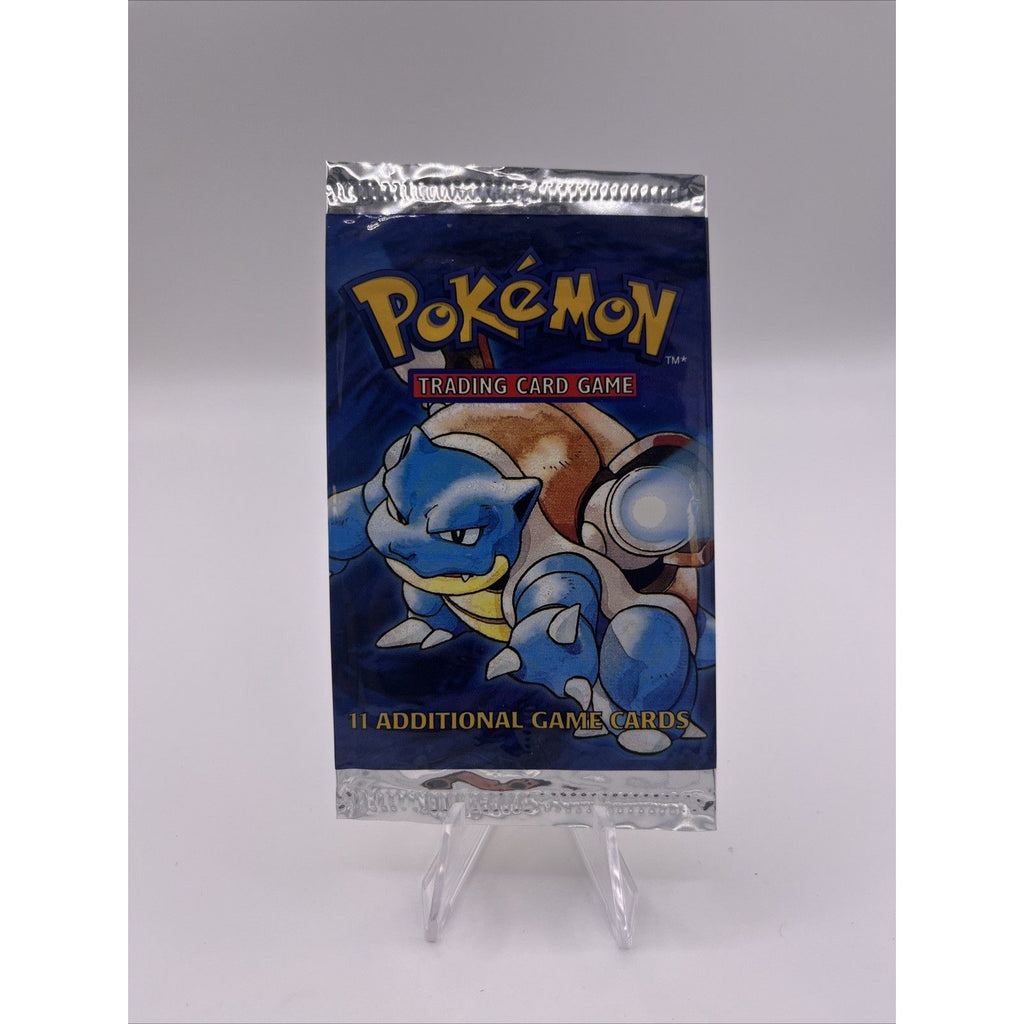 1999 PokémonBase Set Booster Pack Blastoise EMPTY Wrapper