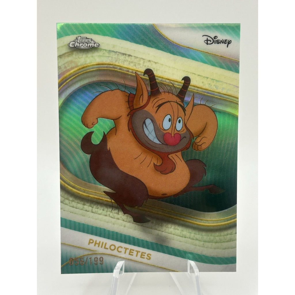 2025 Topps Chrome Disney Aqua #/199 Philoctetes #46