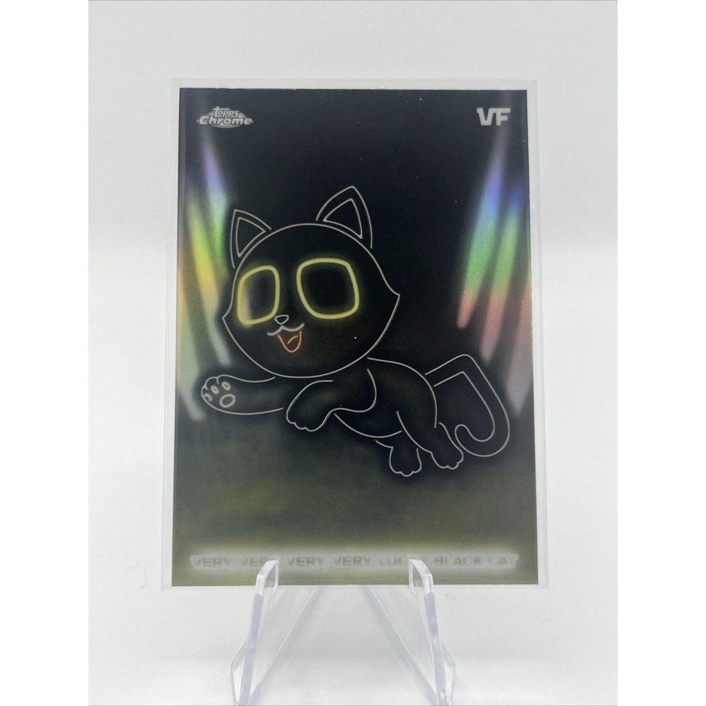 2026 Topps Chrome Veefriends Very Very Very Very Lucky Black Cat Neon Lights NE7