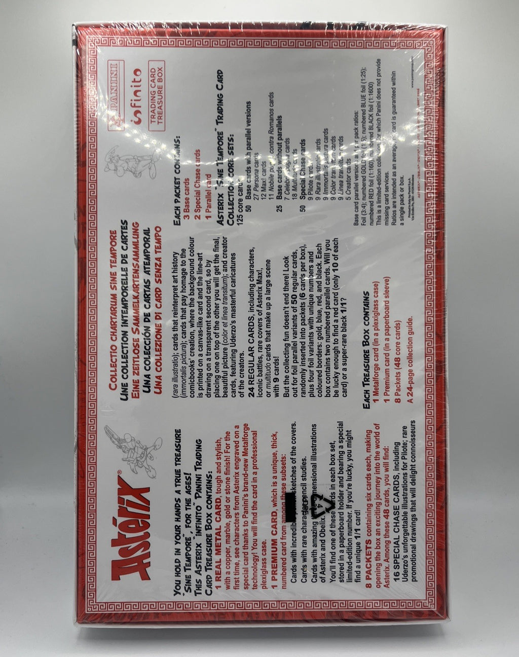 Box of 48 Panini Asterix Trading Card Pouches (Infinito)