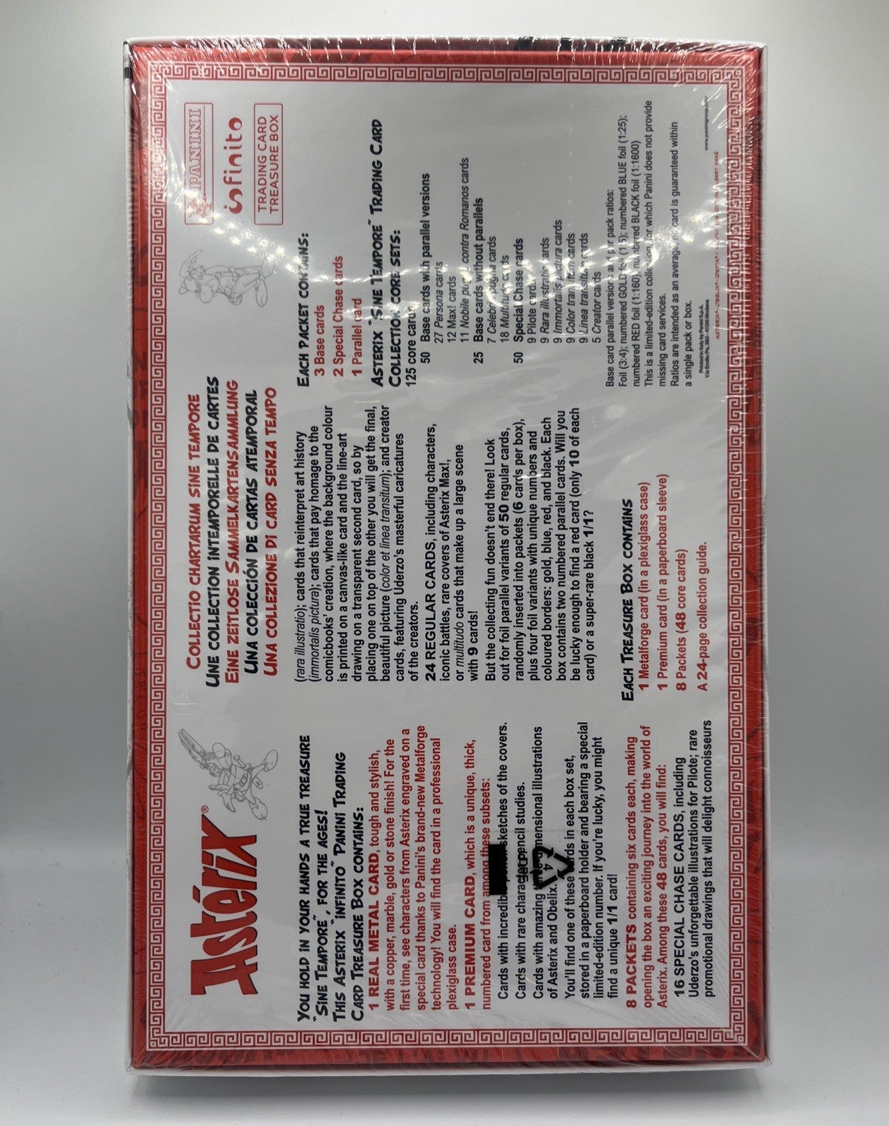 Box of 48 Panini Asterix Trading Card Pouches (Infinito)