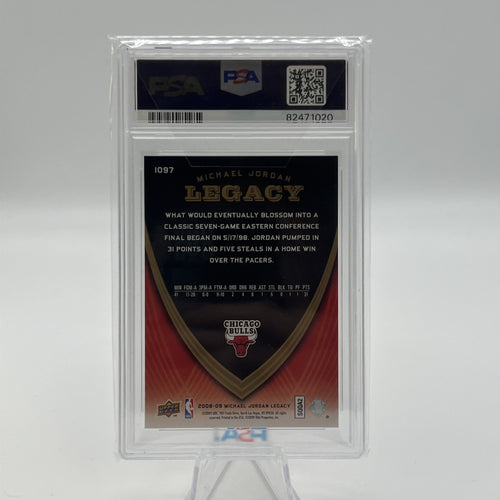 2008 Upper Deck Michael Jordan Legacy PSA 8