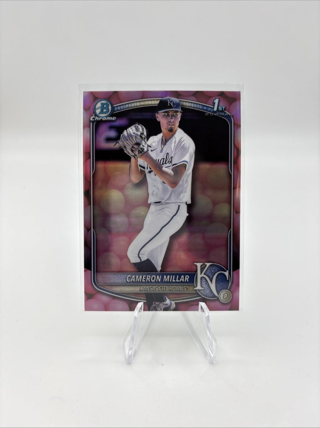 2025 Bowman Draft - Cameron Millar #BDC-176 Bubblegum Refractor SSP
