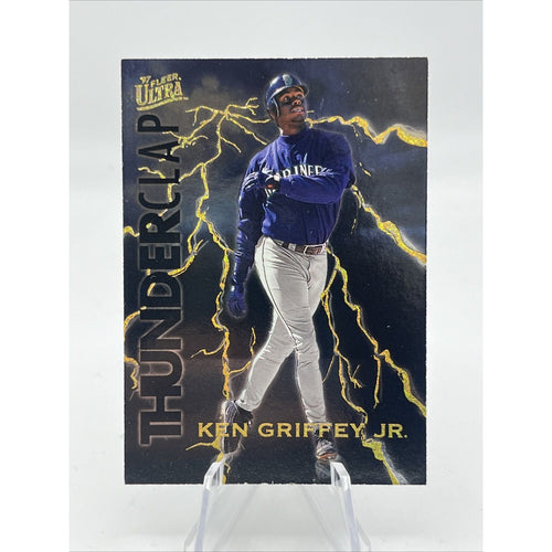 1997 Fleer Ultra Thunderclap Ken Griffey Jr #8 HOF Seattle Mariners