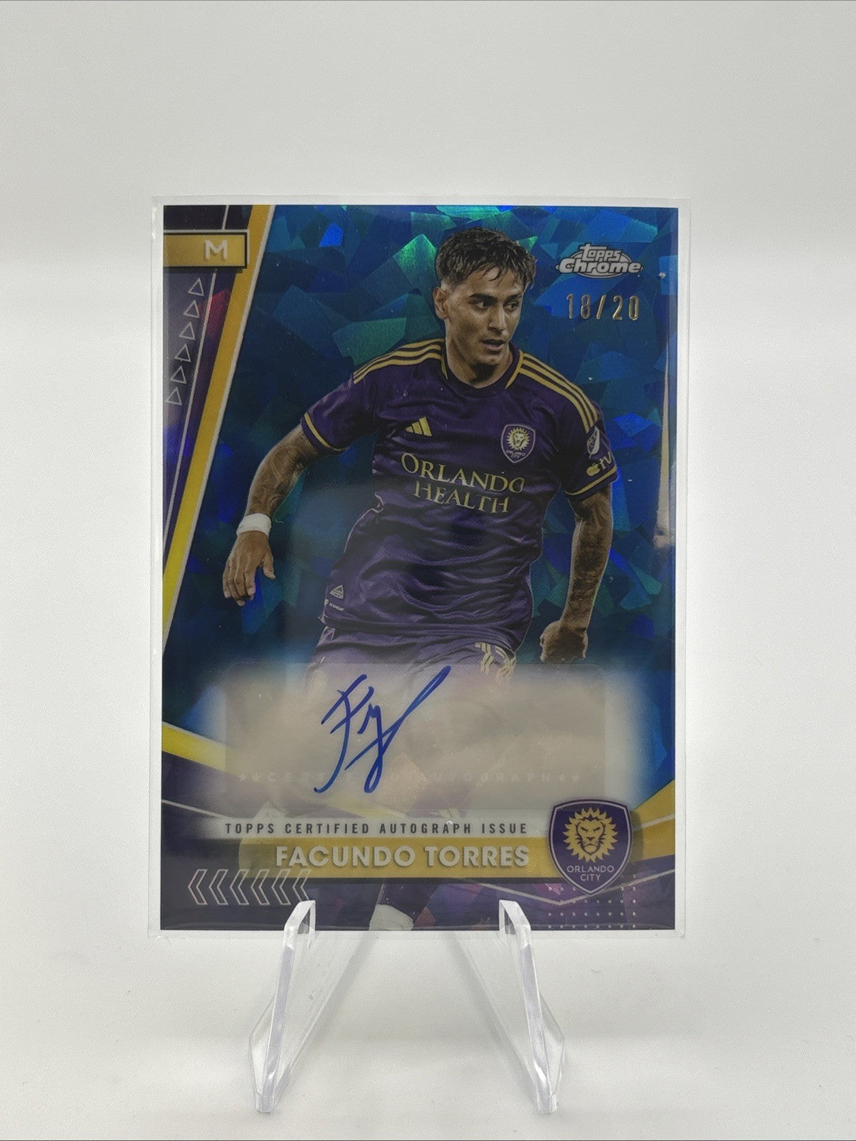 2024 Topps Chrome Sapphire MLS - Facundo Torres Auto /20 