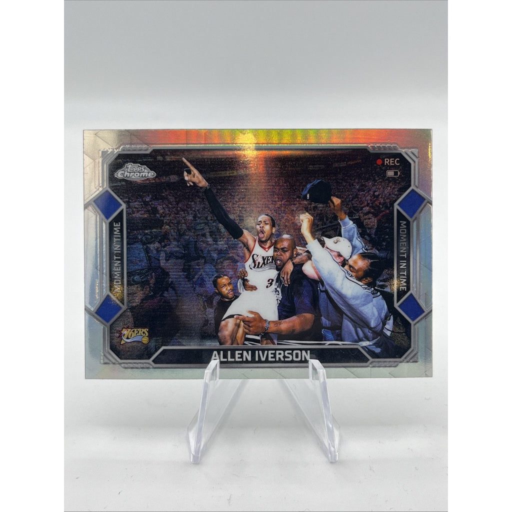 2026 Topps Chrome Update - Allen Iverson #MT-23 Refractor 76ers