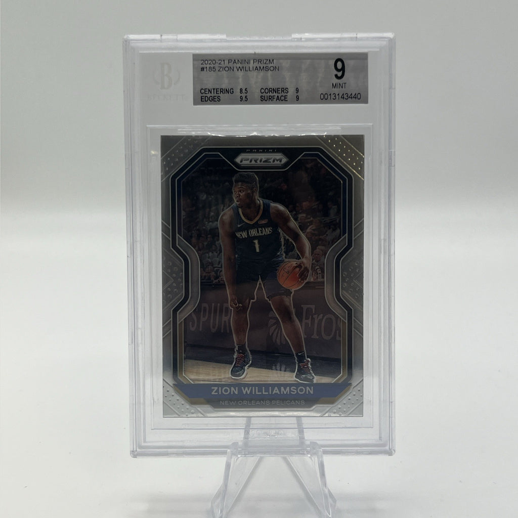 2020-21 Panini Prizm Zion Williamson Beckett 9