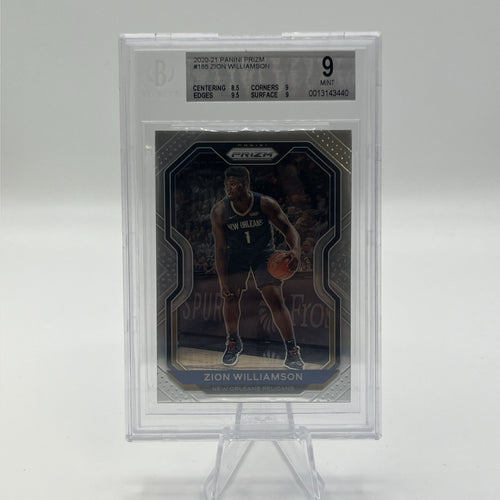 2020-21 Panini Prizm Zion Williamson Beckett 9