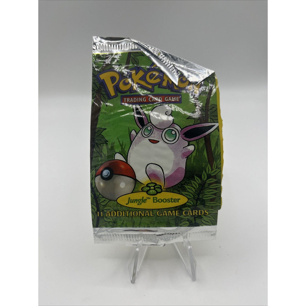 Pokémon 1999 Jungle Booster Pack Wigglytuff TCG Vintage EMPTY No Cards