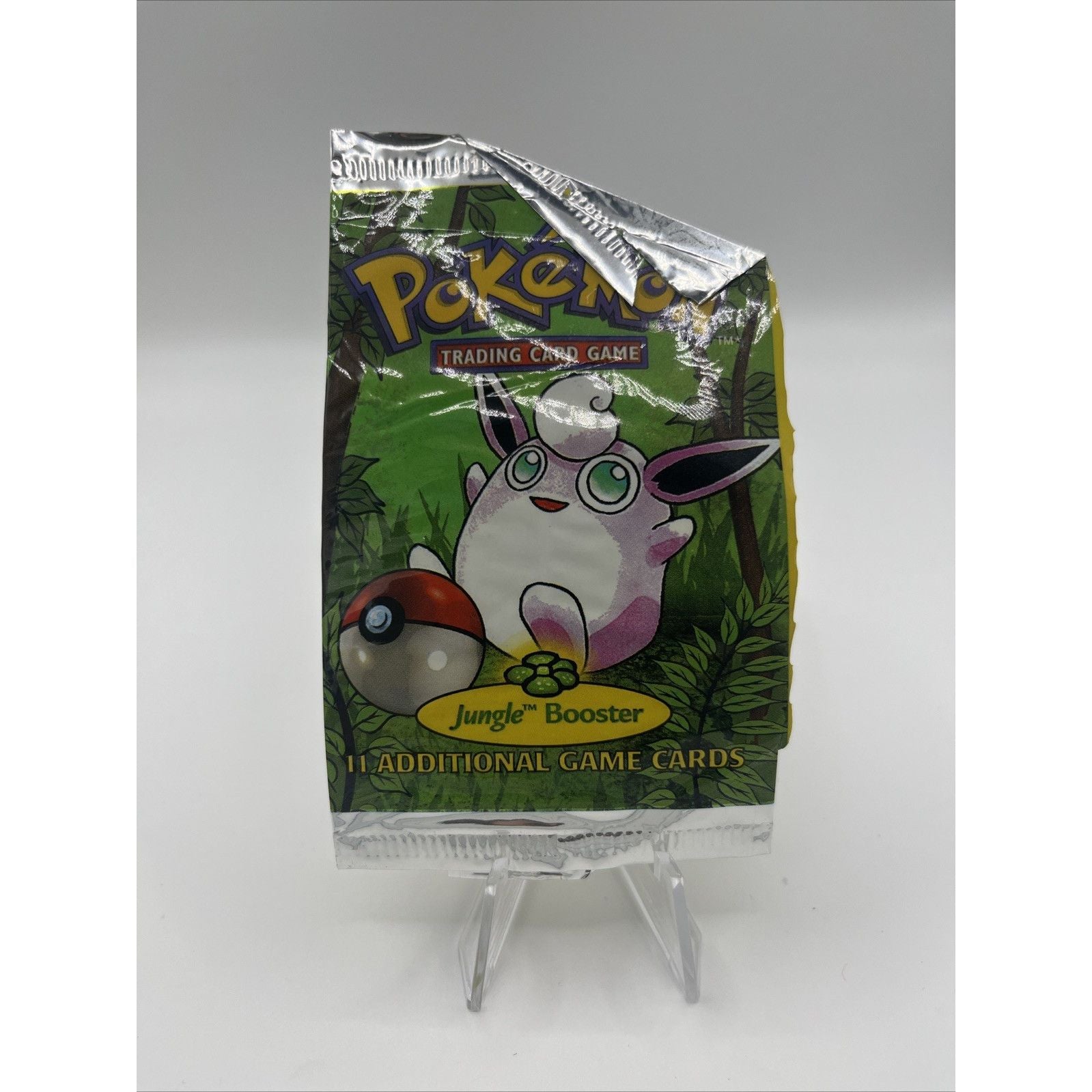 Pokémon 1999 Jungle Booster Pack Wigglytuff TCG Vintage EMPTY No Cards