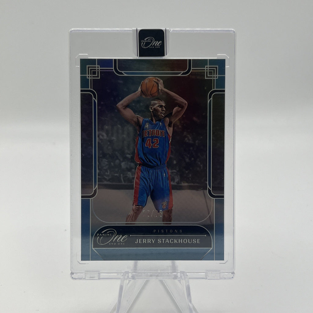 2023-24 Panini One and One - Legends Jerry Stackhouse #184 Blue /35