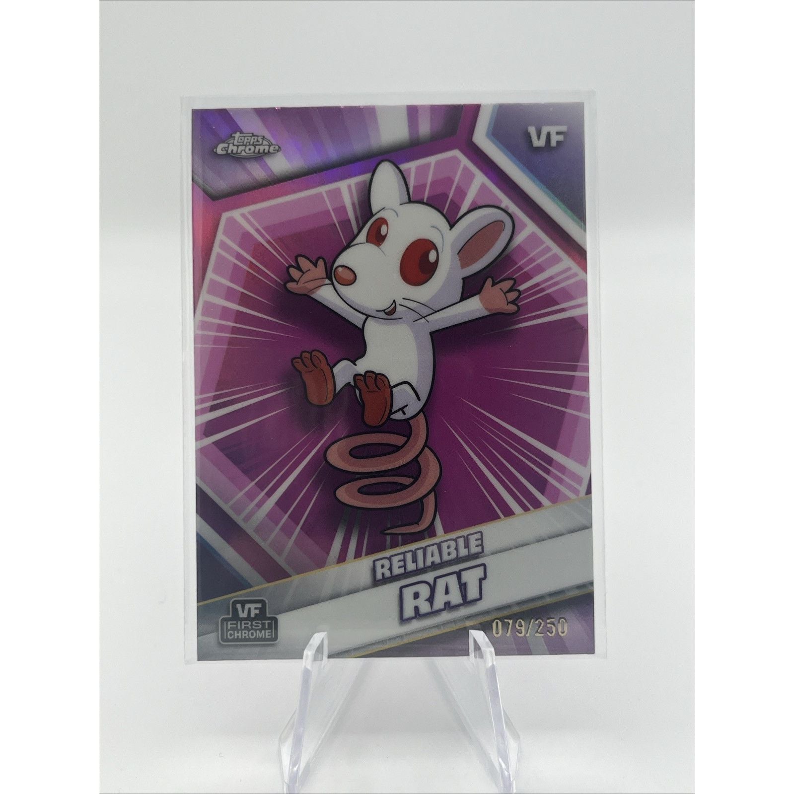 2026 Topps Chrome VeeFriends Reliable Rat Pink Refractor /250