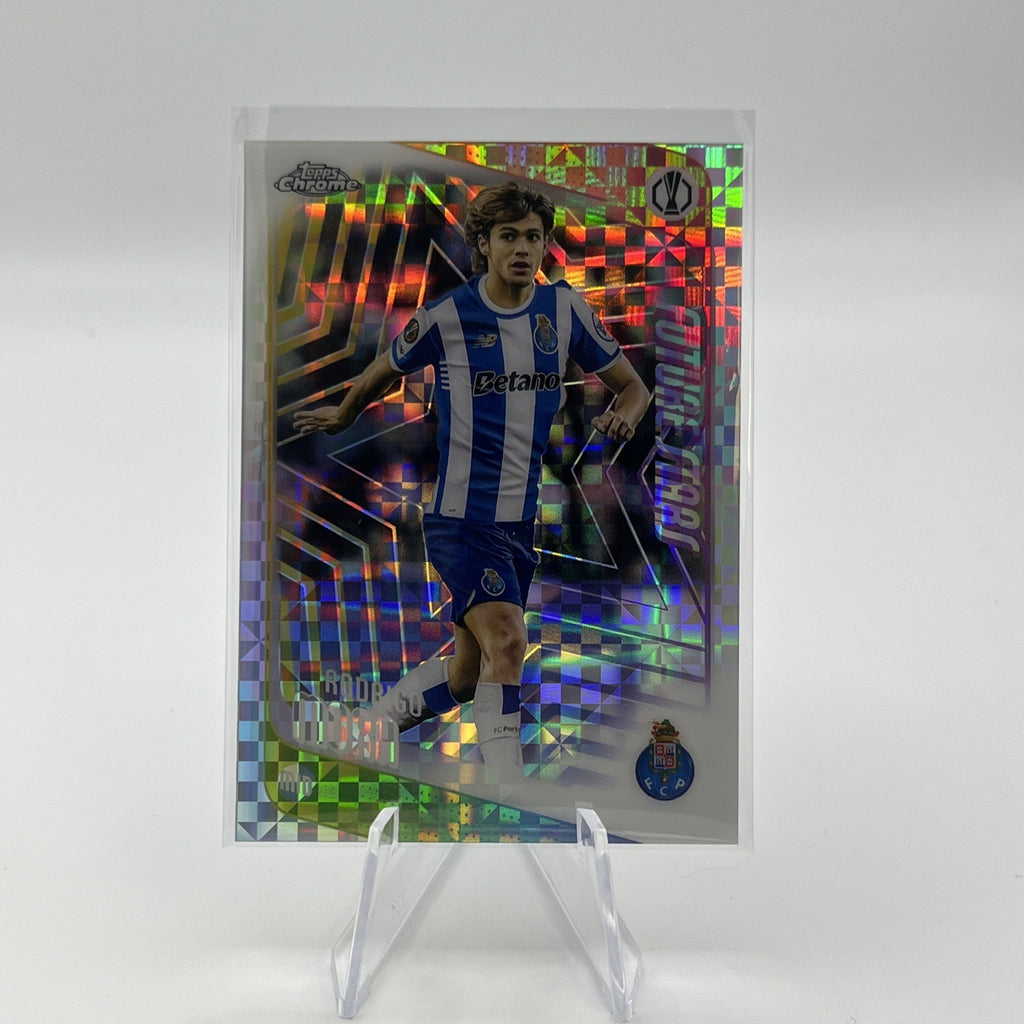 2025 2026 Topps Chrome UEFA X Fractor Future Star #83 Rodrigo Mora FC Porto Card
