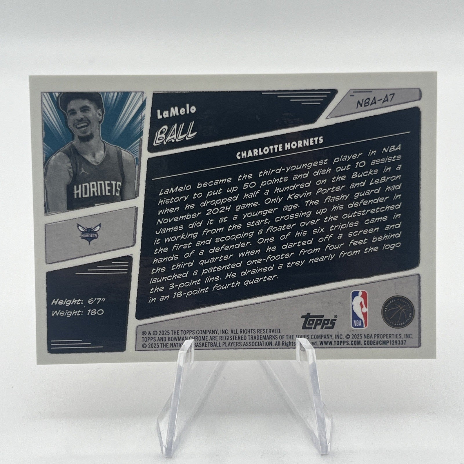2025-26 Bowman NBA LaMelo Ball Anime #NBA-A7 Case Hit SSP Red Refractor #4/5