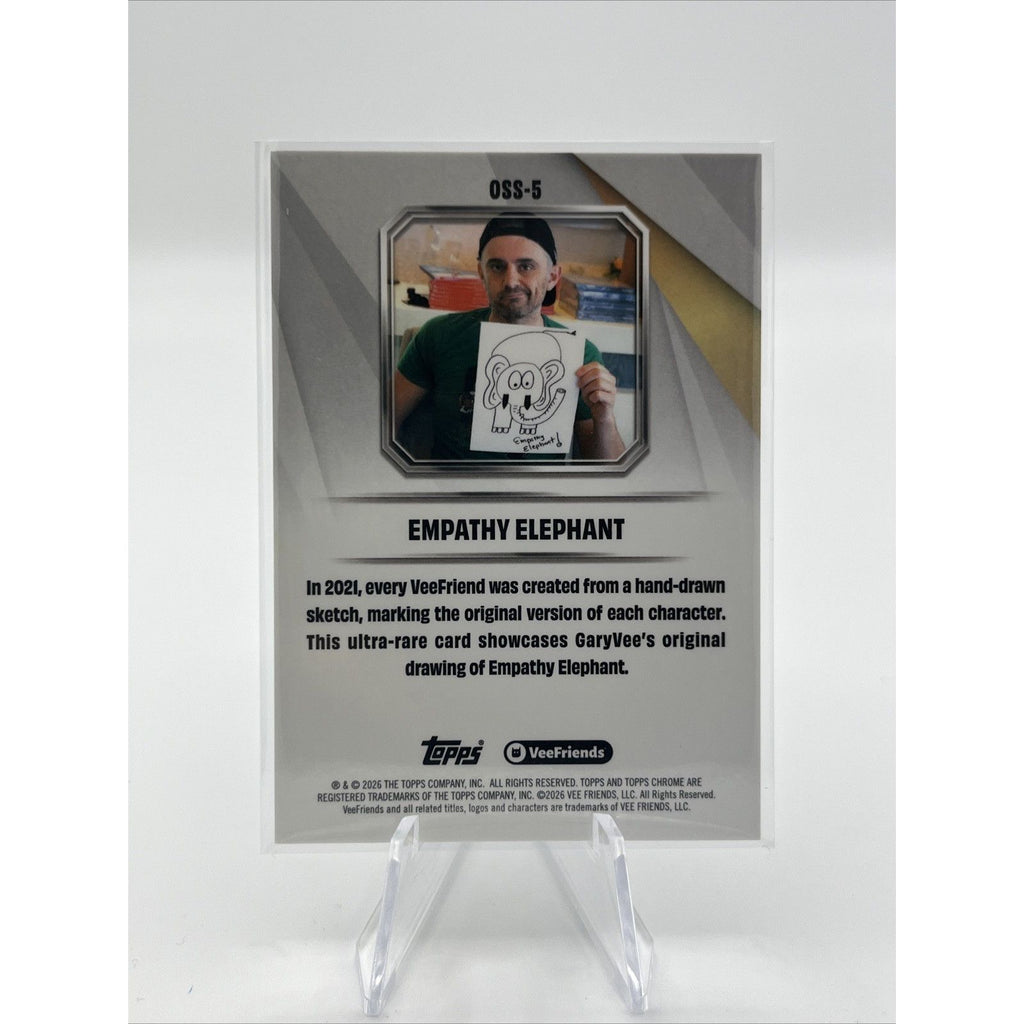 VeeFriends Topps Chrome Original Sketch Selections Empathy Elephant