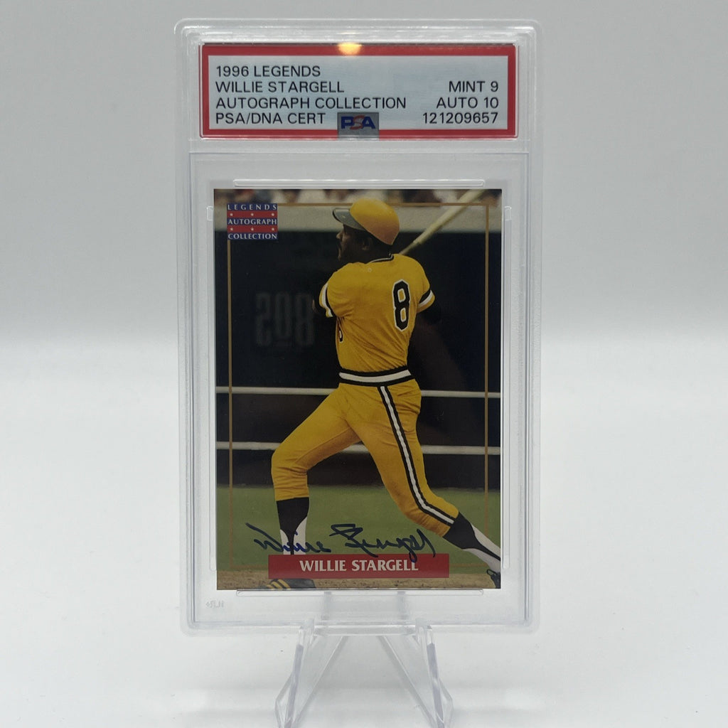 1996 Legends Autograph Collection Willie Stargell Auto PSA 9 DNA 10 HOF Pirates