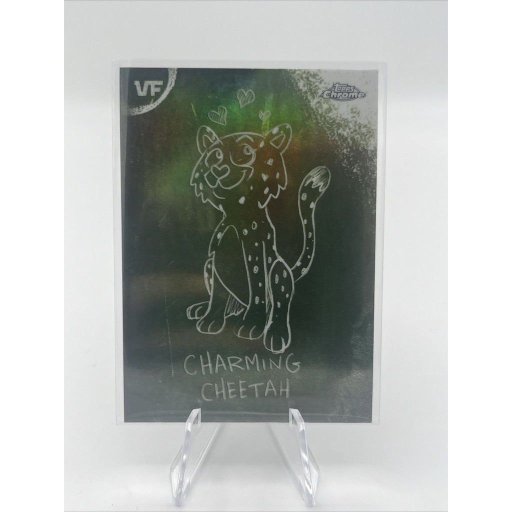 2026 Topps Chrome VeeFriends Charming Cheetah Chalkboard Insert #C-7