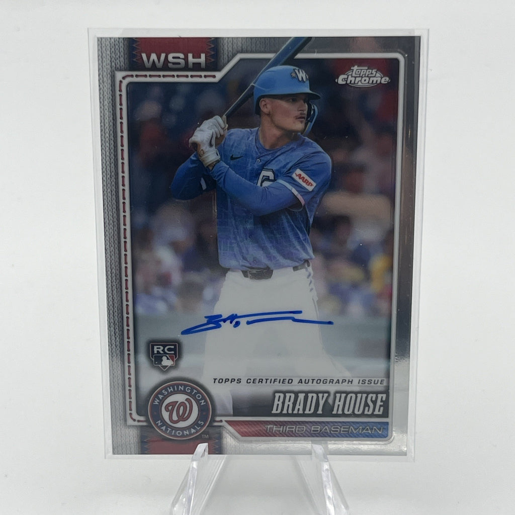 2026 Topps Chrome BRADY HOUSE Rookie ON CARD AUTOGRAPH AUTO