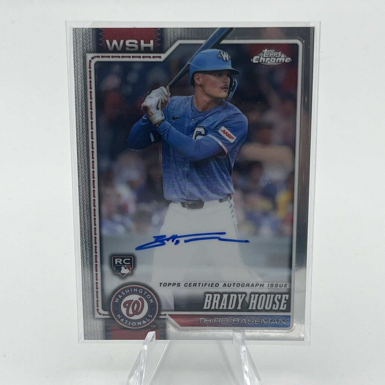 2026 Topps Chrome BRADY HOUSE Rookie ON CARD AUTOGRAPH AUTO