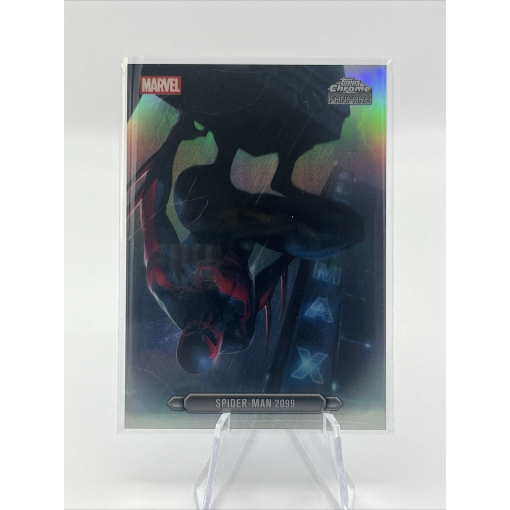 2026 Topps Chrome Marvel Spider-Man 2099 Fanfare Insert