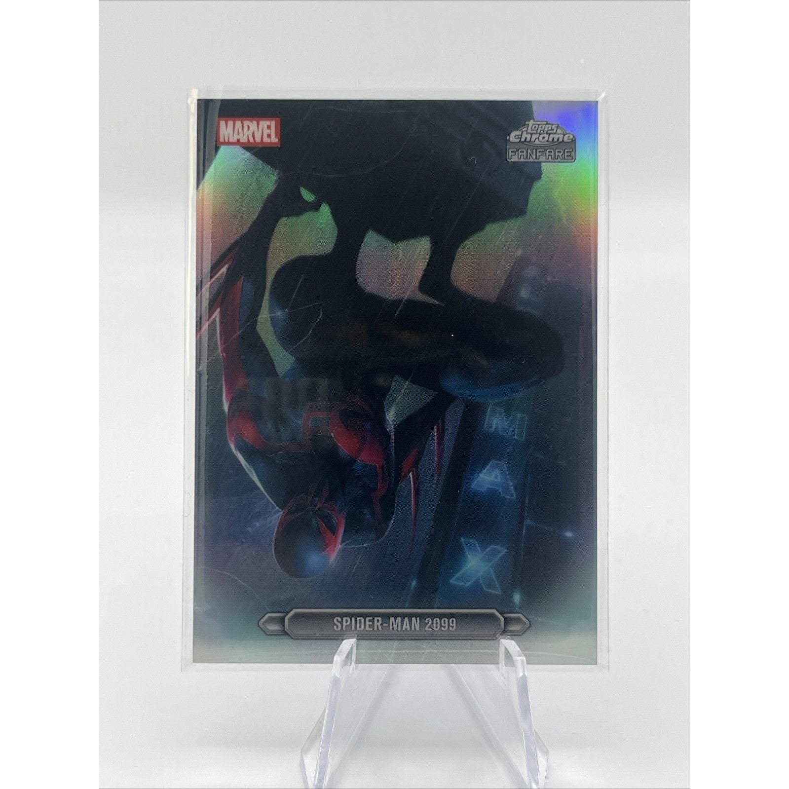 2026 Topps Chrome Marvel Spider-Man 2099 Fanfare Insert