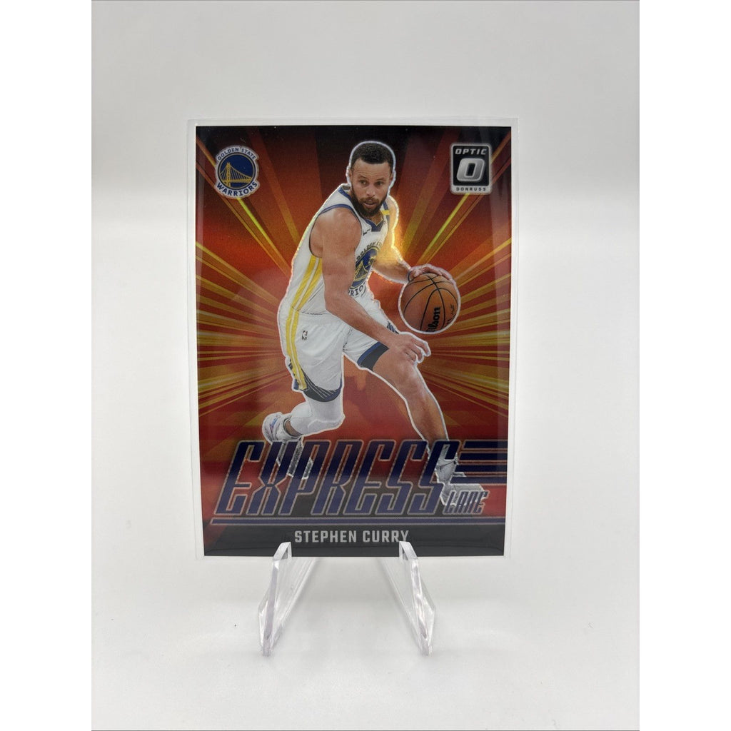 2024-25 Panini Donruss Optic - Express Lane Stephen Curry #13 Purple Prizm