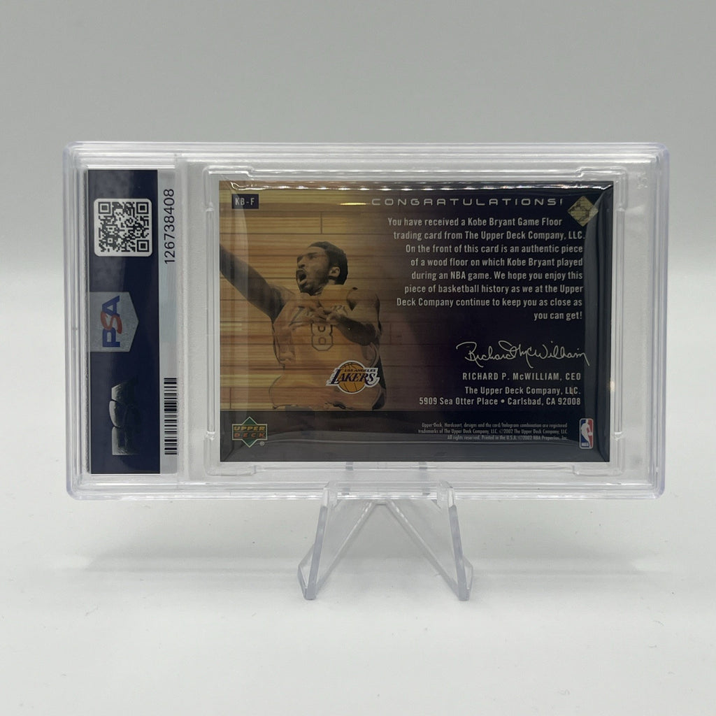 Kobe Bryant **PSA 6** Upper Deck 2002 Hardcourt Game Floor  #KB-F Low POP!!!