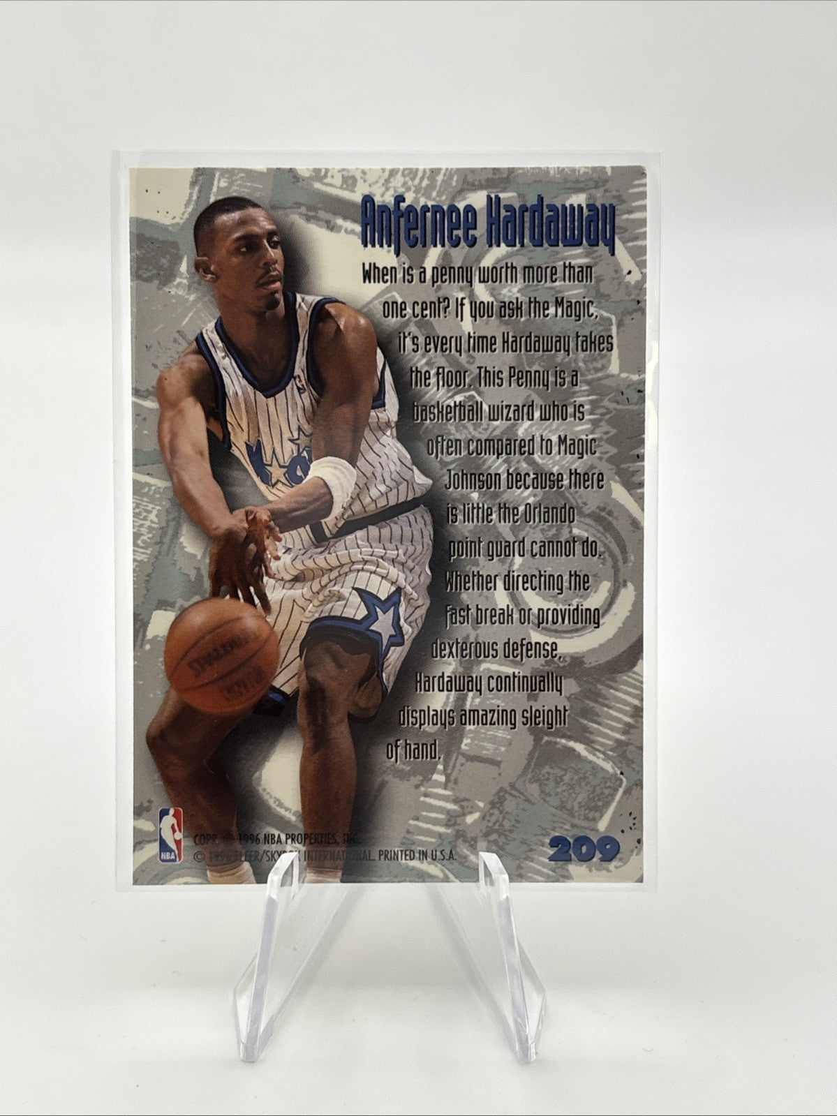 1995-96 Fleer Metal - Nuts & Bolts Anfernee Hardaway #209