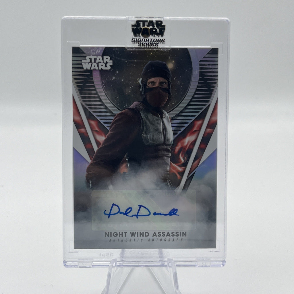 Paul Darnell Night Wind Assassin 2023 Topps Star Wars Signature Series AUTO A-PD