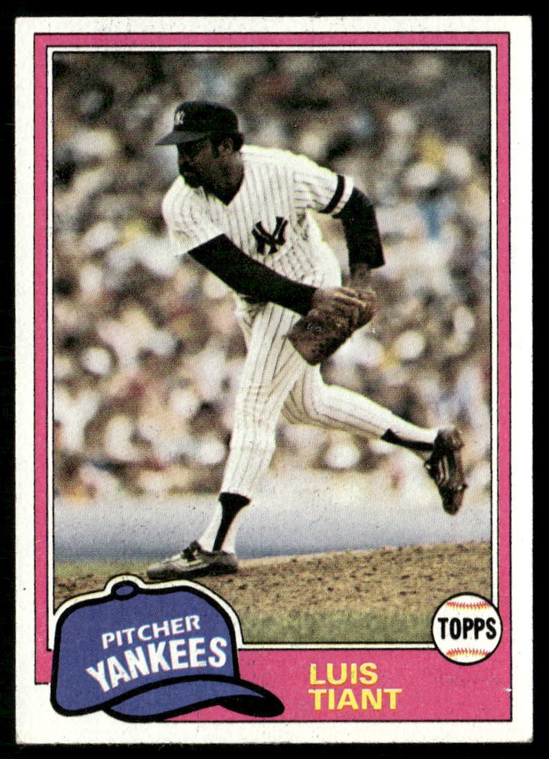 1981 Topps #627 Luis Tiant