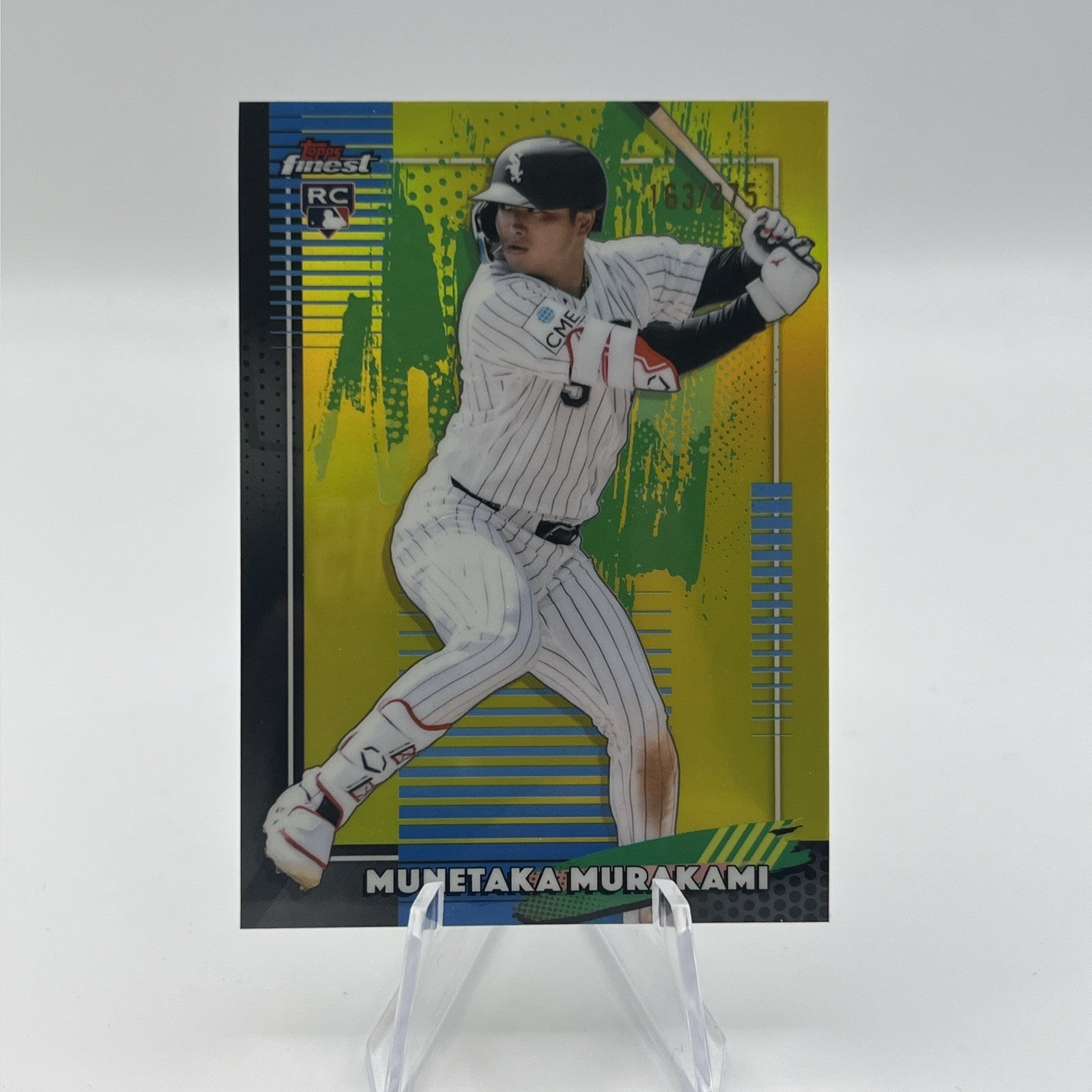 2026 Topps Finest Munetaka Murakami #5 True Yellow Refractor #/275