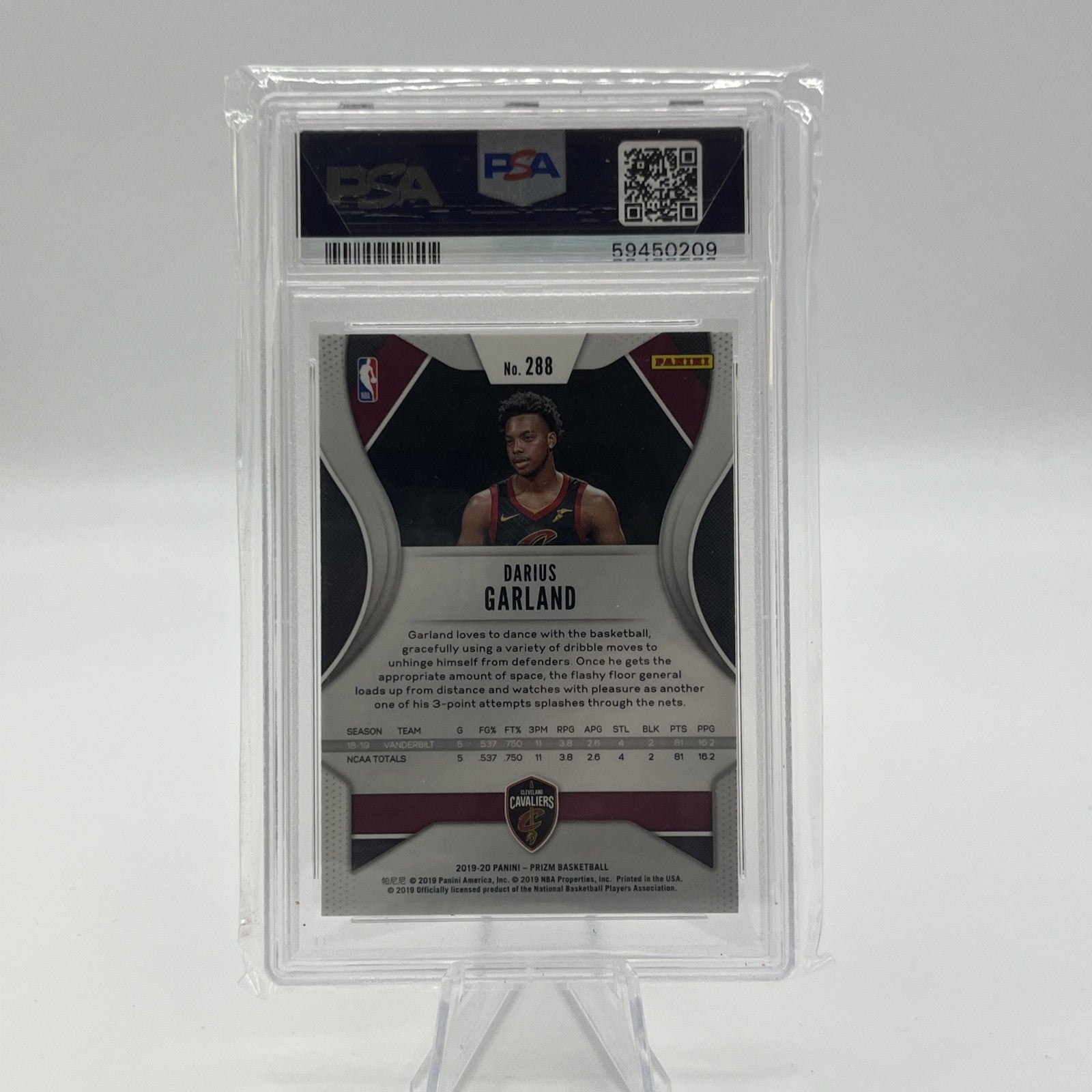 2019 Panini Prizm Darius Garland PSA 9